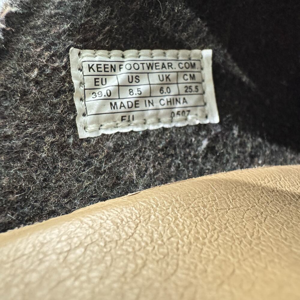 Keen Women's Suede Comfort Slip on Mules Sz 39 EU 8.5 US Brown Leather Shoes - Picture 6 of 6